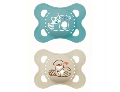 Mam Original, Ορθοδοντική Πιπίλα Σιλικόνης 2-6m, 2τεμ