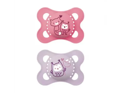 Mam Original, Ορθοδοντική Πιπίλα Σιλικόνης 2-6m, 2τεμ