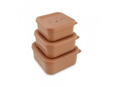 Trixie Nesting Snack Boxes Mrs. Cat, Σετ 3 Παιδικά Ταπεράκια, 3τμχ