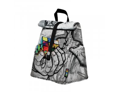 Graffiti Ισοθερμική Τσάντα Φαγητού Roll Top Hand Rubik's, 1τμχ