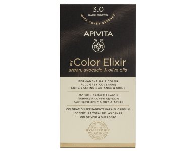 Apivita My Color Elixir N3.0 Καστανό Μαύρο 50 & 75ml