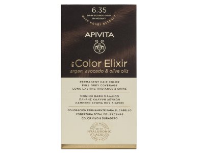 Apivita My Color Elixir N6.35 Ξανθό Σκούρο Μελί Μαονί 50 & 75ml