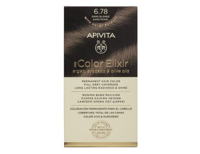 Apivita My Color Elixir N6.78 Ξανθό Σκούρο Μπέζ Περλέ 50 & 75ml