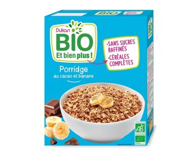 Dukan BIO Πόριτζ (Porridge) με Σοκολάτα & Μπανάνα, 300gr