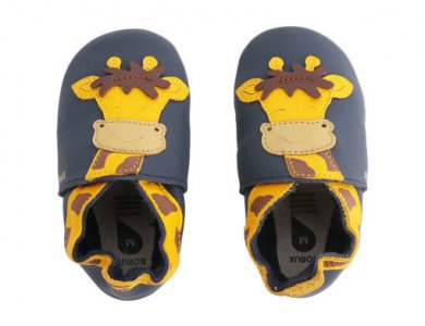 Bobux Soft Sole Giraffe Navy, Βρεφικά παπούτσια, (μέγεθος M), No.18-19