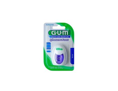 Gum 2030 Expanding Floss, Οδοντικό Νήμα Κερωμένο, 30m