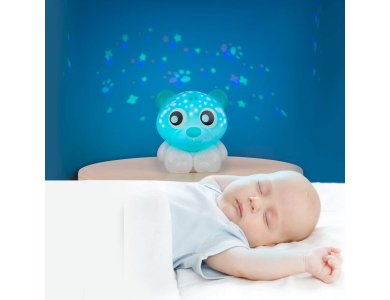 Playgro, Προβολέας-Φωτιστικό Δωματίου Goodnight Bear Night Light & Projector, 1τμχ