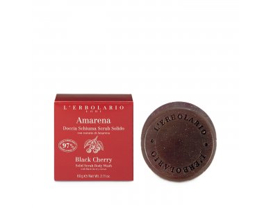 L'erbolario Solid Scrub Body Wash Amarena, Αρωματικό Scrub Σαπούνι, 60gr