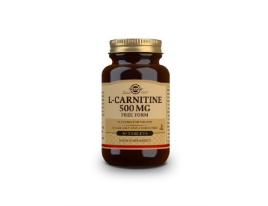 Solgar L-Carnitine 500mg, 60tabs
