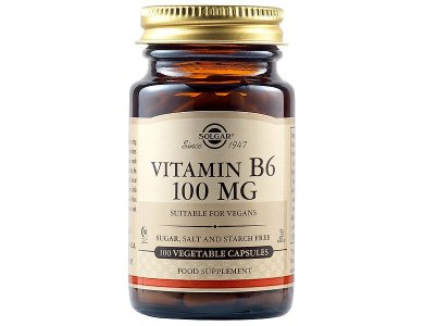 Solgar Vitamin B6 100mg, 100veg.caps