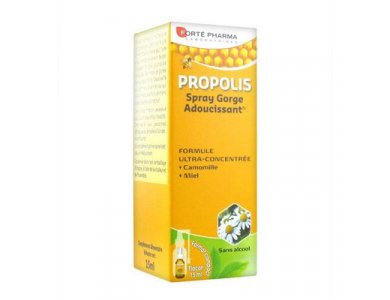 Forte Pharma Propolis Spray Gorse Σπρέι για τον Ερεθισμένο Λαιμό με Πρόπολη, Μέλι & Χαμομήλι - Ιδανικό για το Κρυολόγημα, 15ml