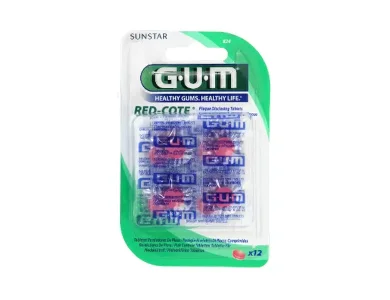 Gum Red Cote Plaque Disclosing Tablets, Διάγνωστικές Ταμπλέτες Πλάκας, 12tabs