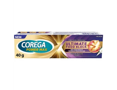 Corega Food Block Στερεωτική Κρέμα Οδοντοστοιχίας 40g