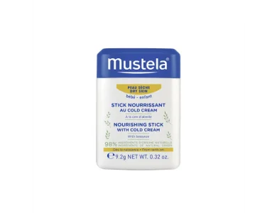 Mustela Nourishing Stick with Cold Cream Ενυδατικό Στικ με Βιολογικό Κερί Μέλισσας, 9.2gr