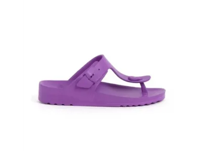 Scholl Bahia Flip Flop, Γυναικεία Ανατομική Παντόφλα Dark Purple No39, 1 ζευγάρι