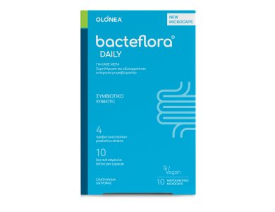 Olonea Bacteflora Daily Προβιοτικό & Πρεβιοτικό για καθημερινή Εξισορρόπηση του εντέρου, 10caps