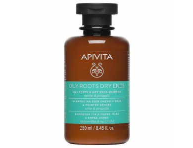 Apivita Σαμπουάν για Λιπαρές Ρίζες & Ξηρές Άκρες Oily Roots Dry Ends 250ml