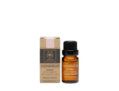 Apivita Essential Oil Neroli Αιθέριο Έλαιο Νέρολι / 10% διάλυμα σε λάδι jojoba, 10ml