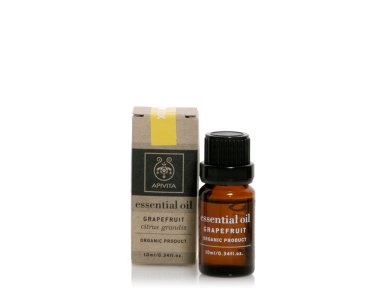 Apivita Essential Oil Grapefruit Αιθέριο Έλαιο Γκρέϊπφρουτ, 10ml