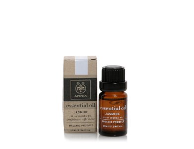 Apivita Essential Oil Jasmine Αιθέριο έλαιο Γιασεμί -10% διάλυμα σε λάδι jojoba,10ml