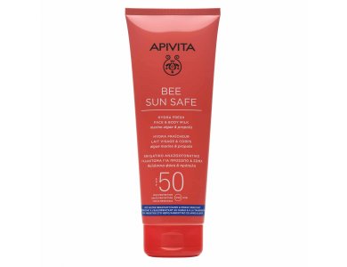 Apivita Bee Sun Safe Hydra Fresh Face & Body Milk Ενυδατικό Αντηλιακό Γαλάκτωμα για Πρόσωπο & Σώμα SPF50, 200ml