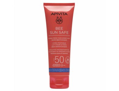 Apivita Bee Sun Hydra Face & Body Milk SPF50, Travel Size 100ml