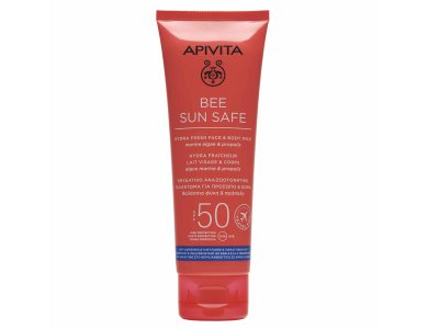 Apivita Bee Sun Hydra Face & Body Milk SPF50, Travel Size 100ml