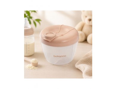 BabyOno Φορητό Δοχείο Αποθήκευσης Σκόνης Γάλακτος με 4 Χωριστές Θήκες, 1τεμ