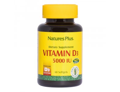 Nature's Plus Vitamin D3 5000iu 60softgels