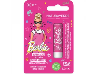 Naturaverde Kids Lip Balm Baribie χειλιών για παιδιά με Γεύση Φράουλα, SPF15, 1τμχ