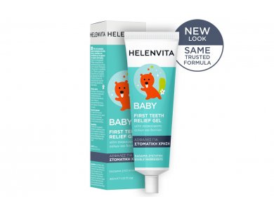 Helenvita Baby First Teeth Relief Gel, Ανακουφιστική Γέλη Δοντιών & Ούλων, 30ml