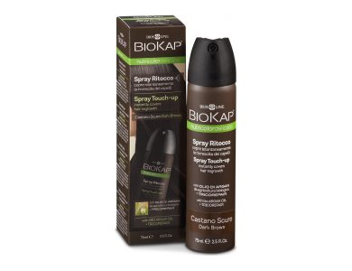 Biokap Nutricolor Delicato Spray Touch-up Castano Scuro/Dark Brown/Καστανό Σκούρο 75ml (Εκνέφωμα για την κάλυψη της ρίζας)