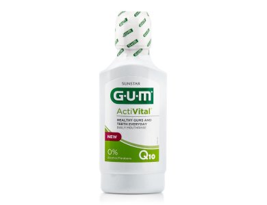 Gum 6061 Activital Q10 Mouth Rinse, Στοματικό Διάλυμα με Q10, 300ml