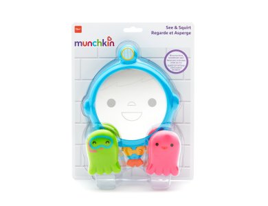 Munchkin See & Squirt Bath Mirror, Παιχνίδι Μπάνιου Καθρέφτης