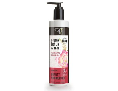 Organic Shop Superb Silk lotus & shea shower gel, Αναζωογονητικό Αφρόλουτρο, 280ml