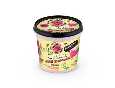 Natura Siberica Skin Super Good, Φυσική Κρέμα – Σουφλέ «Fluff Raspberry», Κατά του Στρες, 360ml