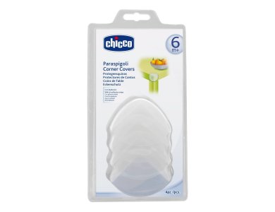 Chicco Safe - Corner Covers, Προστασία για τις Γωνίες, 6m+, 4τμχ