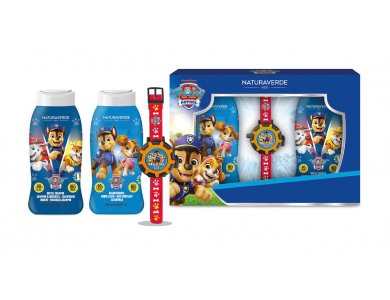 Naturaverde Παιδικό Σετ με Αφρόλουτρο 250ml + Σαμπουάν 250ml Paw Patrol & Δώρο Ρολόι