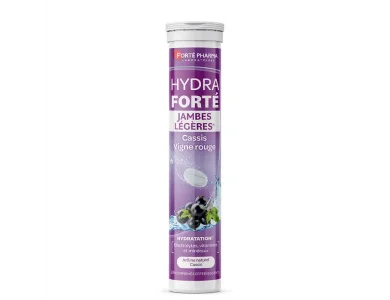 Forte Pharma Hydra Forté Light Legs Ηλεκτρολύτες, Φραγκοστάφυλλο & Κόκκινη Άμπελο 24 Αναβράζοντα Δισκία.