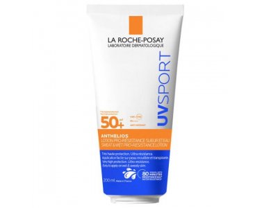 La Roche Posay Anthelios UV Sport Sweat & Wet Pro-Resistance Lotion SPF50+, Αντηλιακή Λοσιόν για Έντονη Άθληση, 200ml