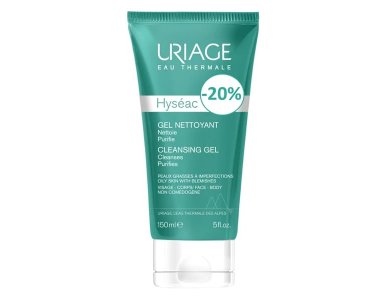 Uriage Promo (-20%) Hyseac Cleansing Gel, Τζελ για Βαθύ Καθαρισμό για Μικτές Επιδερμίδες, 150ml