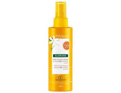 Klorane Polysianes Αντηλιακό Σπρέι Σώματος SPF50 με Tamanu ΒΙΟ & Monoi, 200ml