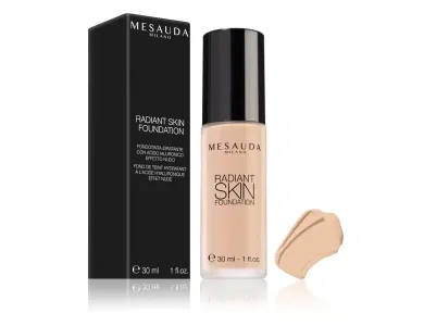 Mesauda Radiant Skin Fluid Foundation με Υαλουρονικό Οξύ, Amber 306, 30ml