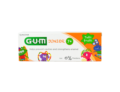 Gum Junior Toothpaste 7+ years, Παιδική Οδοντόκρεμα με γεύση Tutti-Frutti, 50ml