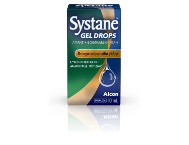 Alcon Systane Gel Drops Λιπαντικές Οφθαλμικές Σταγόνες Με Ενυδατική Δράση, 10ml