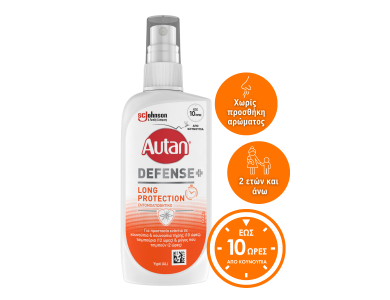 Autan Defense Long Protection Εντομοαπωθητικό Σπρέι, 100ml