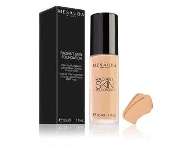 Mesauda Radiant Skin Fluid Foundation με Υαλουρονικό Οξύ, Sand 303, 30ml