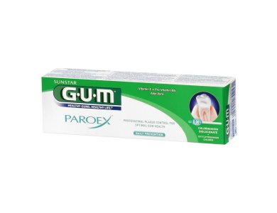 Gum Paroex Toothpaste 0,06%, Οδοντόκρεμα για Καθημερινή Χρήση με Διπλή Αντιβακτηριακή Δράση, 75ml