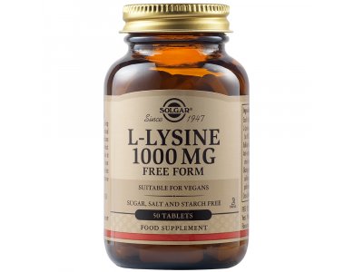 Solgar L-Lysine 1000mg  50Vegs.Tabs