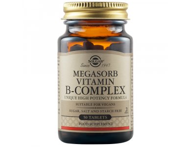Solgar Megasorb B-Complex 50tabs